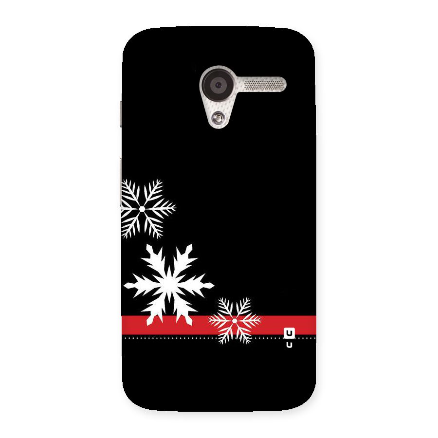 Snowflake Ribbon Back Case for Moto X