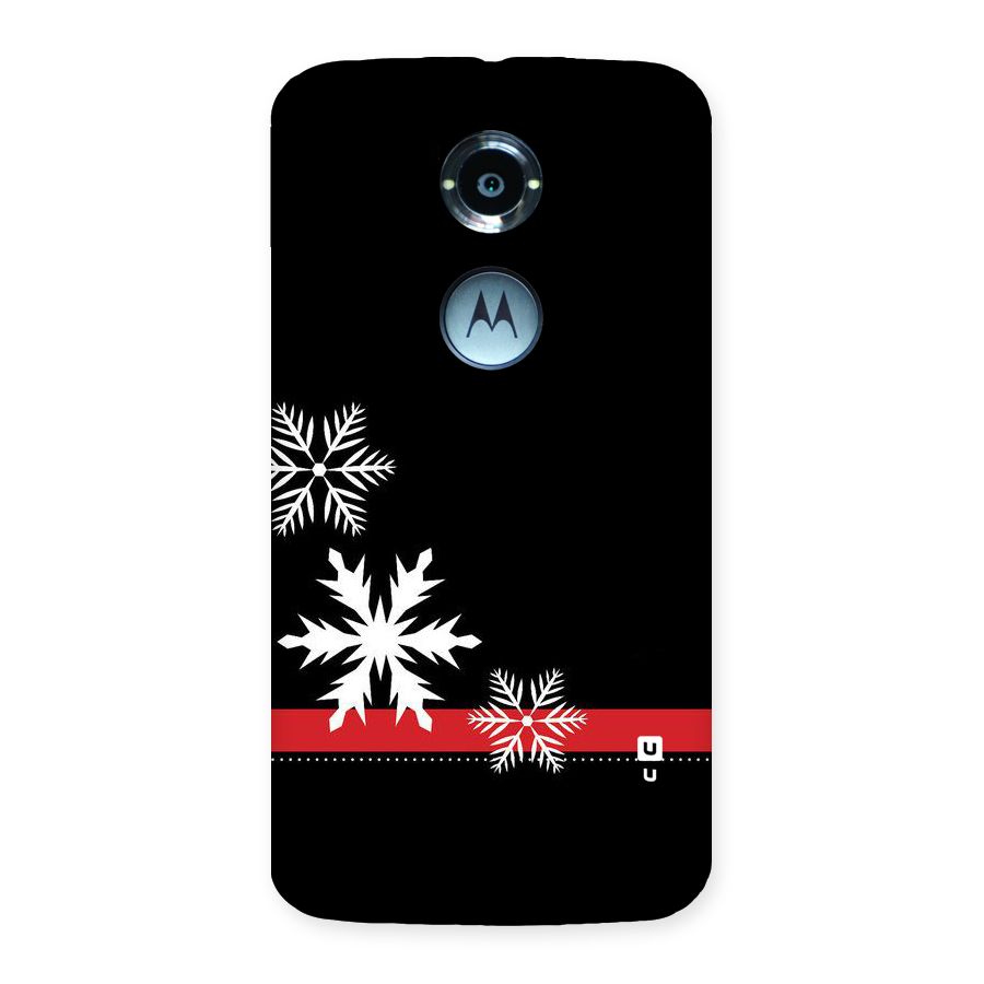 Snowflake Ribbon Back Case for Moto X 2nd Gen