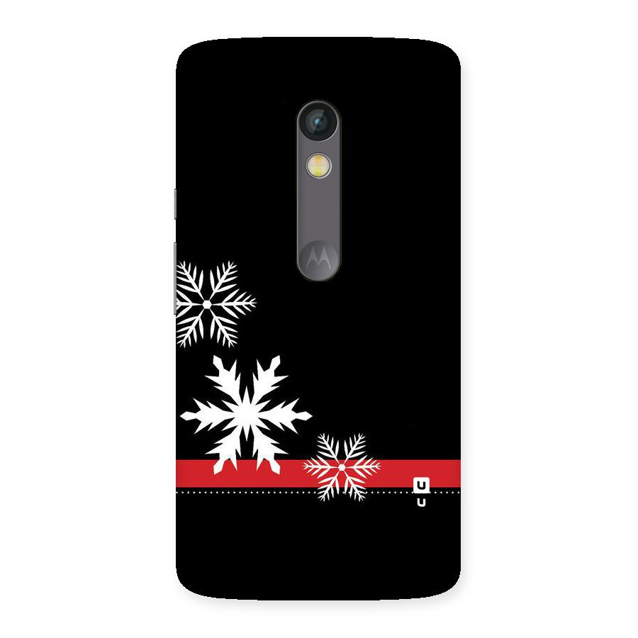 Snowflake Ribbon Back Case for Moto X Play