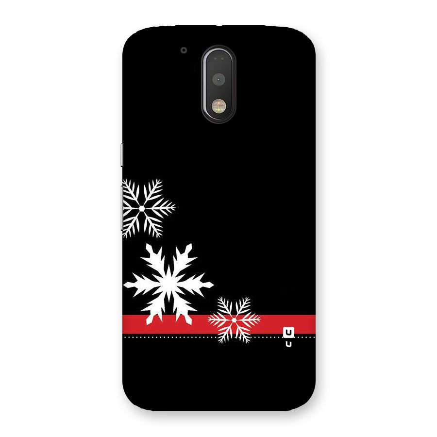 Snowflake Ribbon Back Case for Motorola Moto G4
