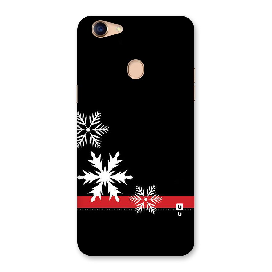Snowflake Ribbon Back Case for Oppo F5