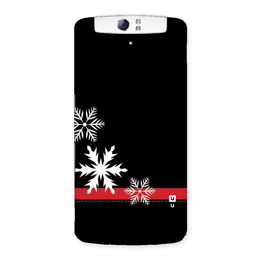Snowflake Ribbon Back Case for Oppo N1