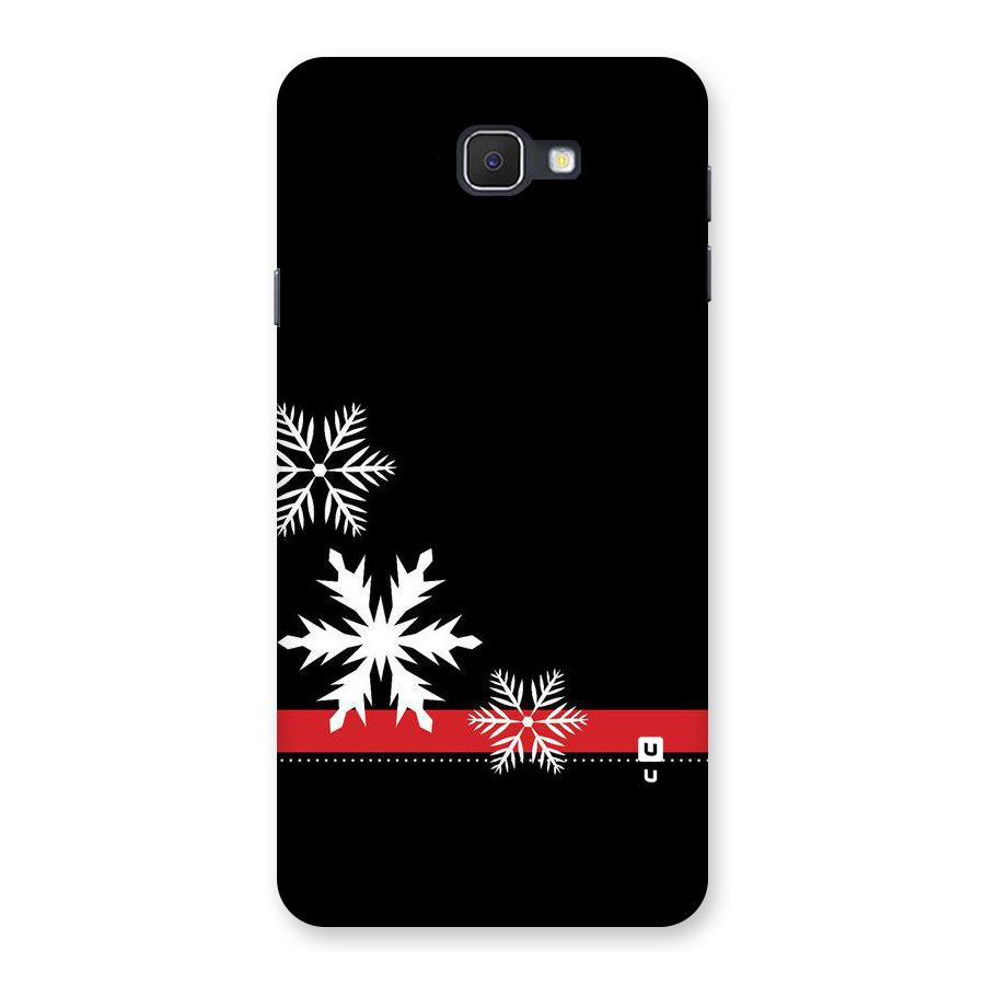Snowflake Ribbon Back Case for Samsung Galaxy J7 Prime