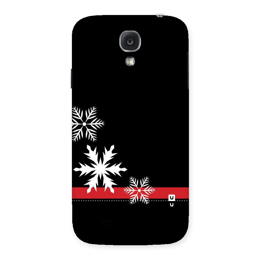 Snowflake Ribbon Back Case for Samsung Galaxy S4