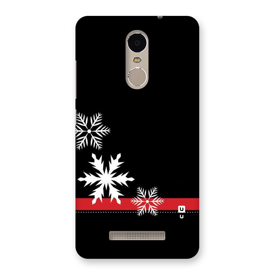 Snowflake Ribbon Back Case for Xiaomi Redmi Note 3