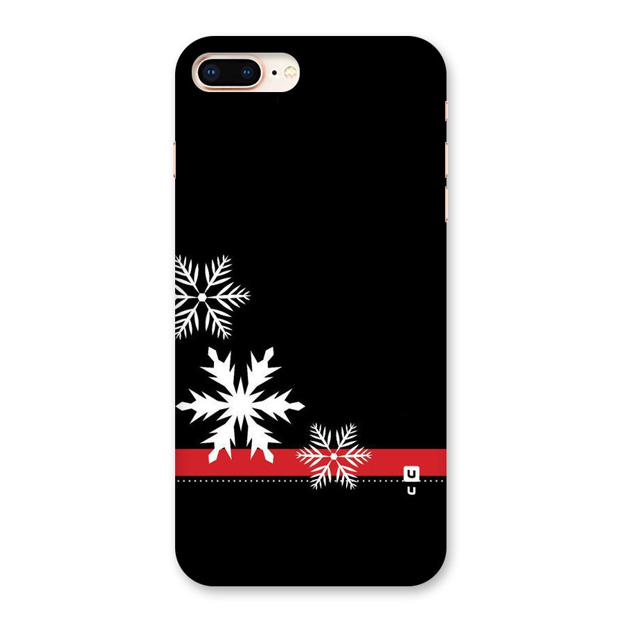 Snowflake Ribbon Back Case for iPhone 8 Plus