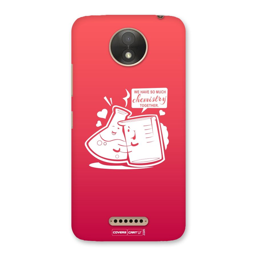 So Much Chemistry Back Case for Moto C Plus