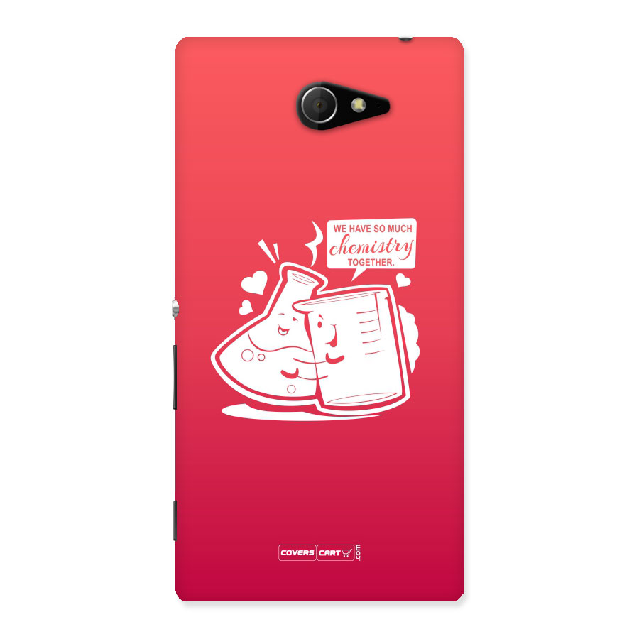 So Much Chemistry Back Case for Sony Xperia M2