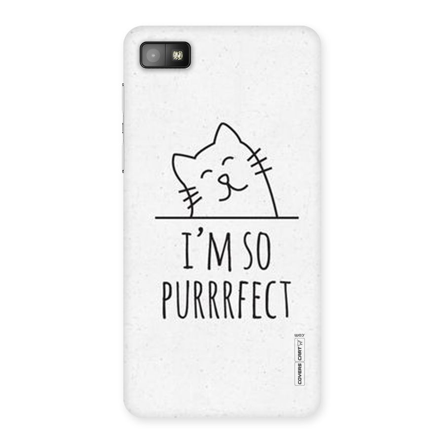 So Purrfect Back Case for Blackberry Z10