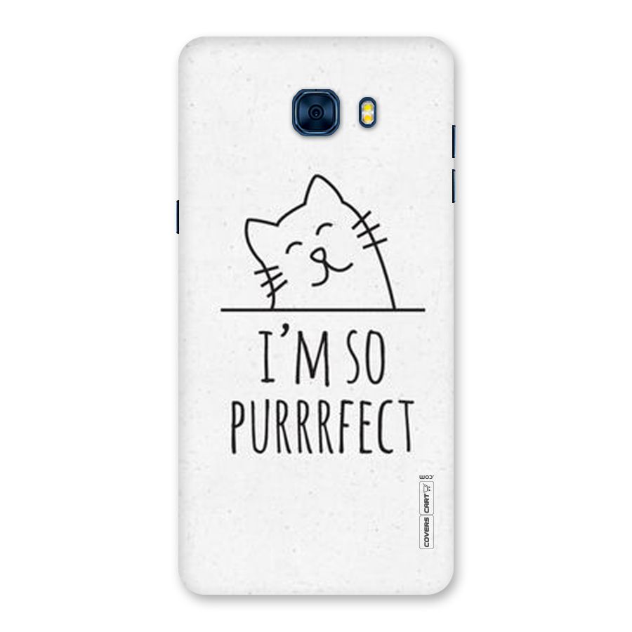 So Purrfect Back Case for Galaxy C7 Pro