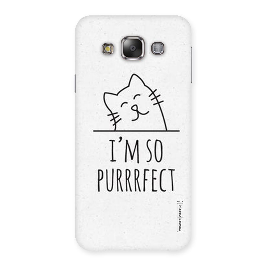 So Purrfect Back Case for Galaxy E7