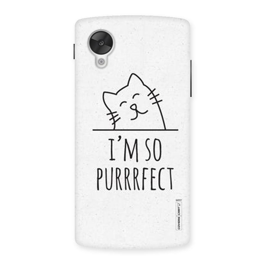 So Purrfect Back Case for Google Nexsus 5