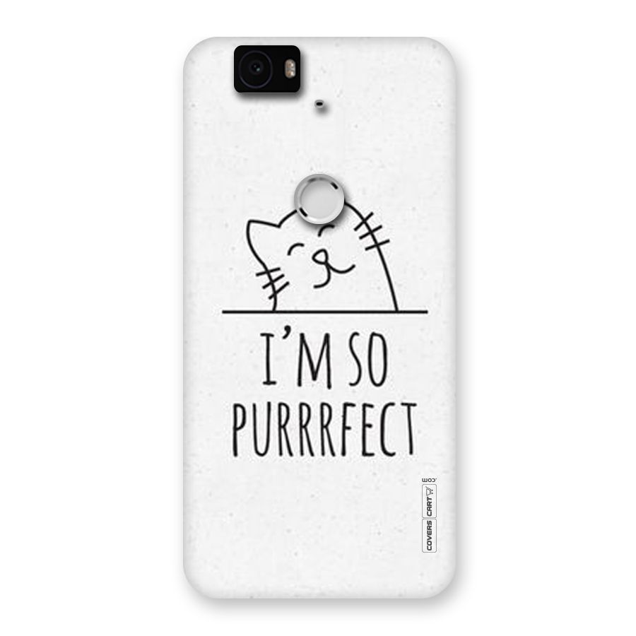 So Purrfect Back Case for Google Nexus-6P