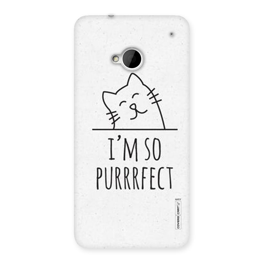 So Purrfect Back Case for HTC One M7