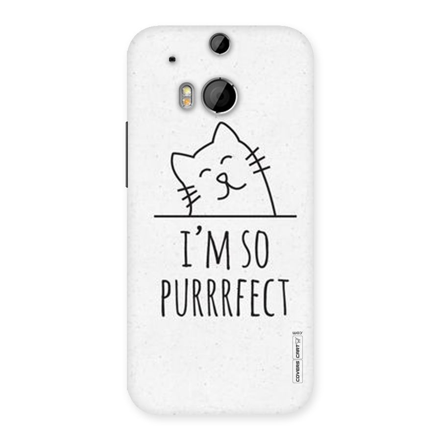 So Purrfect Back Case for HTC One M8