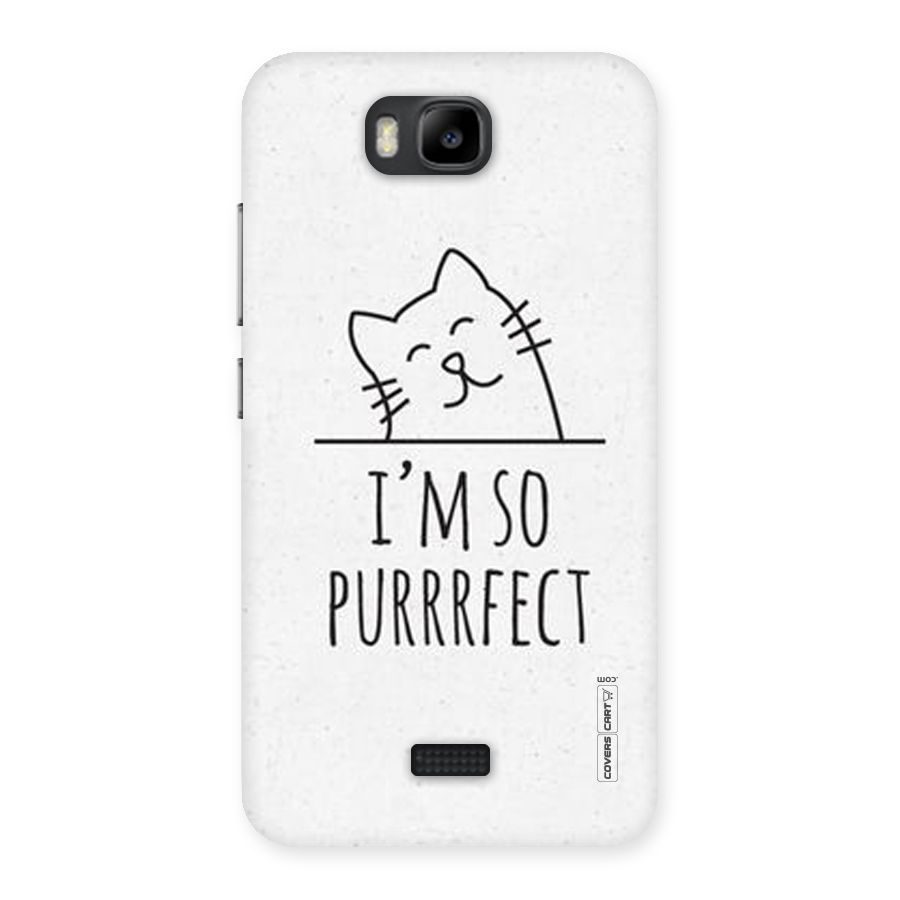 So Purrfect Back Case for Honor Bee