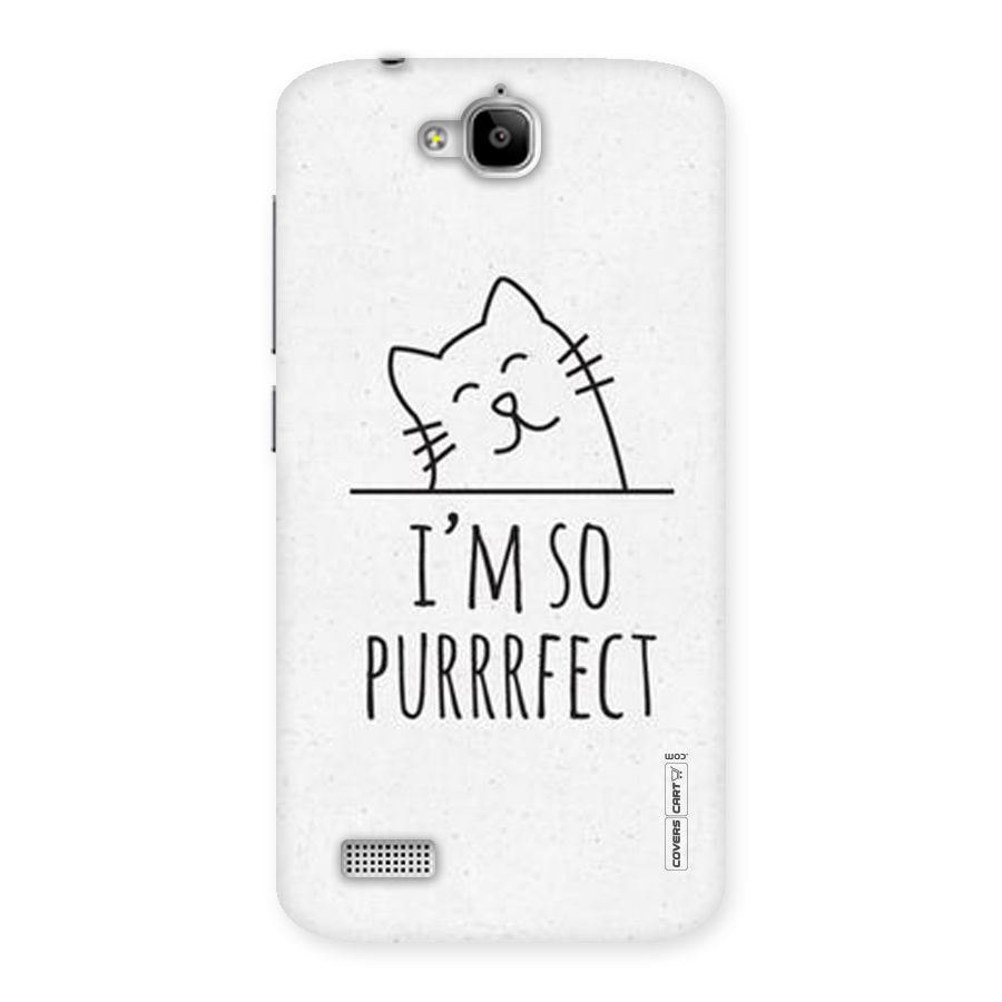 So Purrfect Back Case for Honor Holly