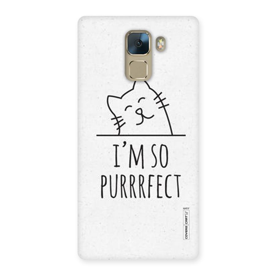 So Purrfect Back Case for Huawei Honor 7