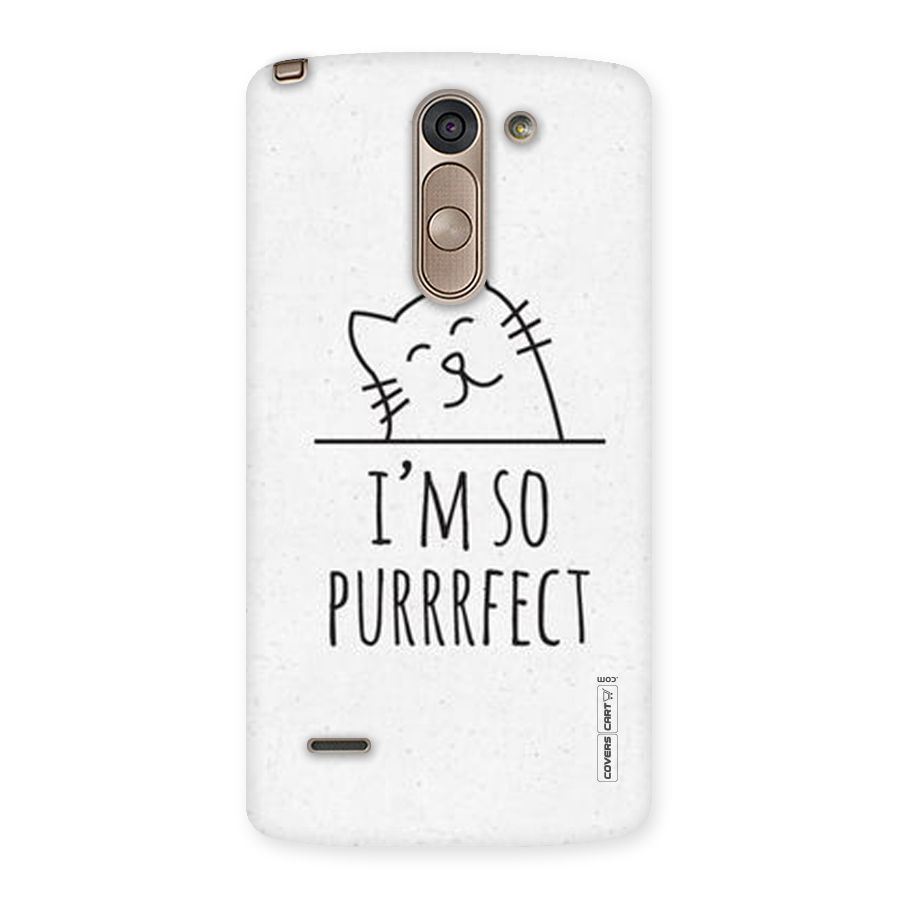 So Purrfect Back Case for LG G3 Stylus