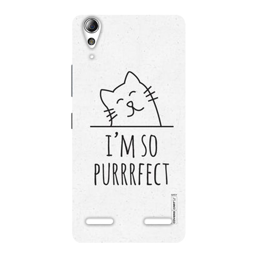 So Purrfect Back Case for Lenovo A6000 Plus