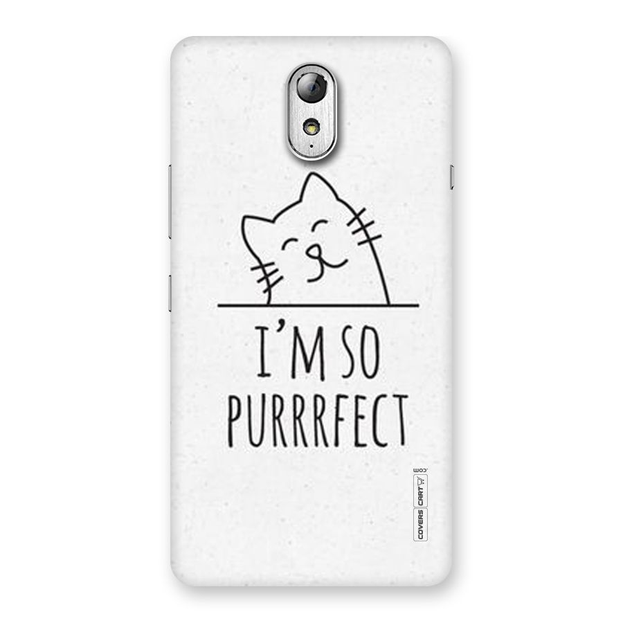 So Purrfect Back Case for Lenovo Vibe P1M