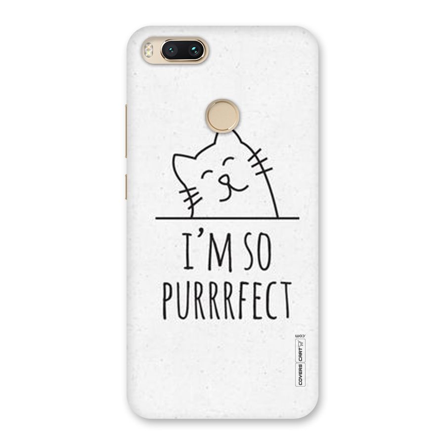 So Purrfect Back Case for Mi A1