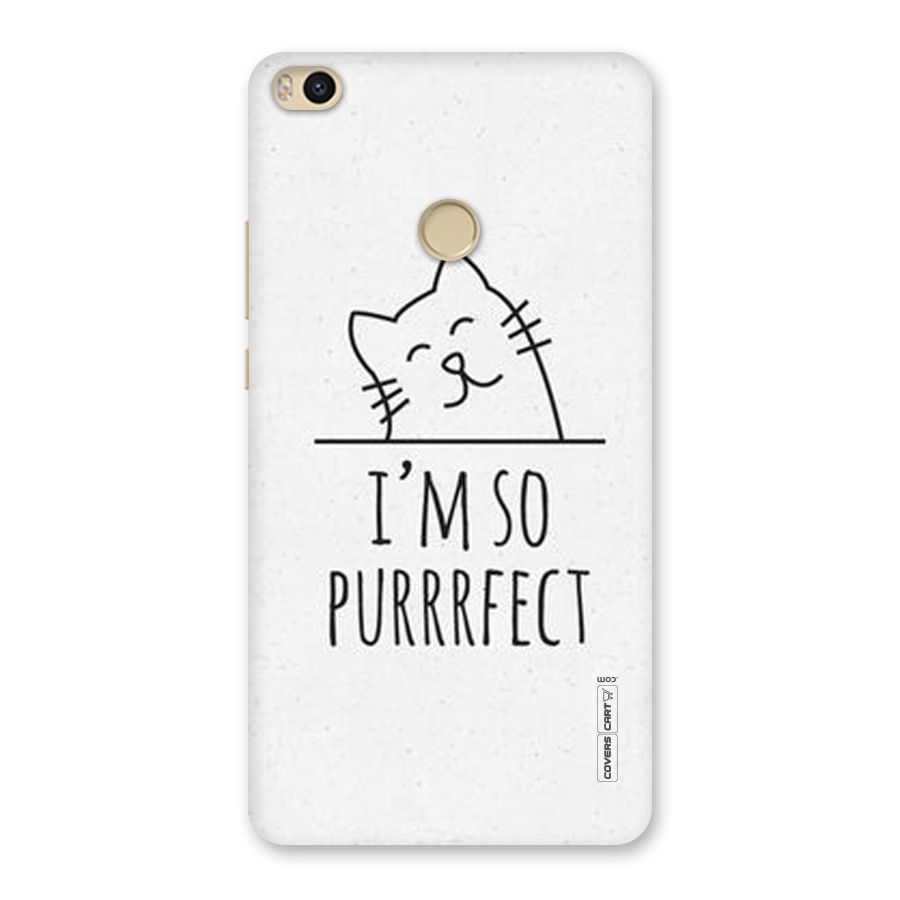 So Purrfect Back Case for Mi Max 2