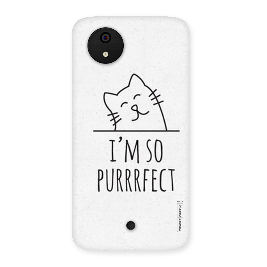 So Purrfect Back Case for Micromax Canvas A1