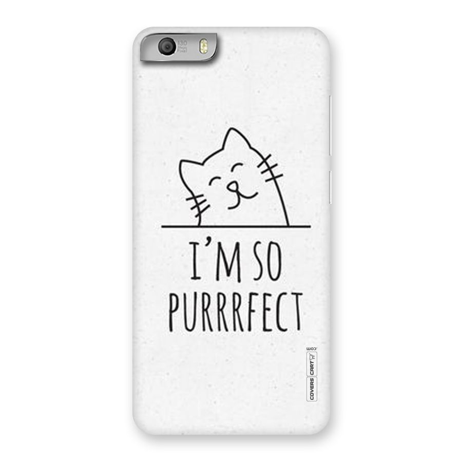 So Purrfect Back Case for Micromax Canvas Knight 2