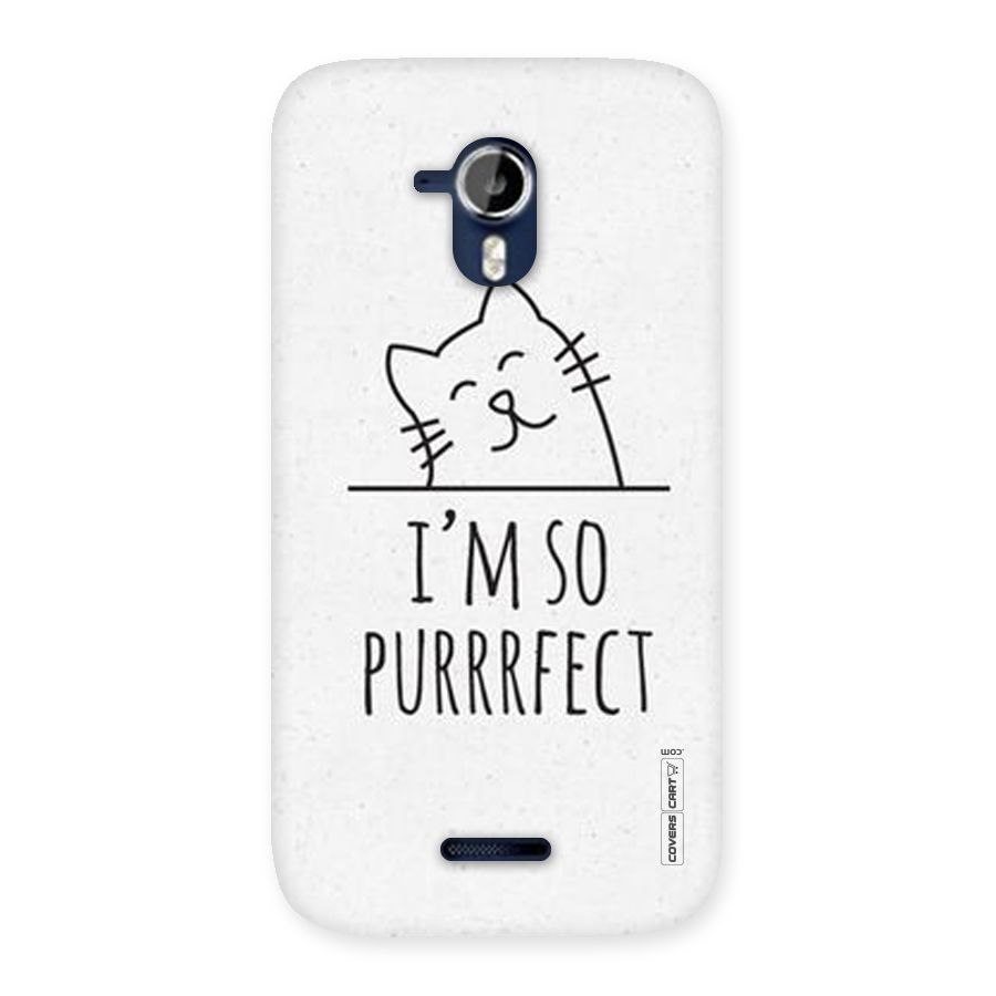 So Purrfect Back Case for Micromax Canvas Magnus A117