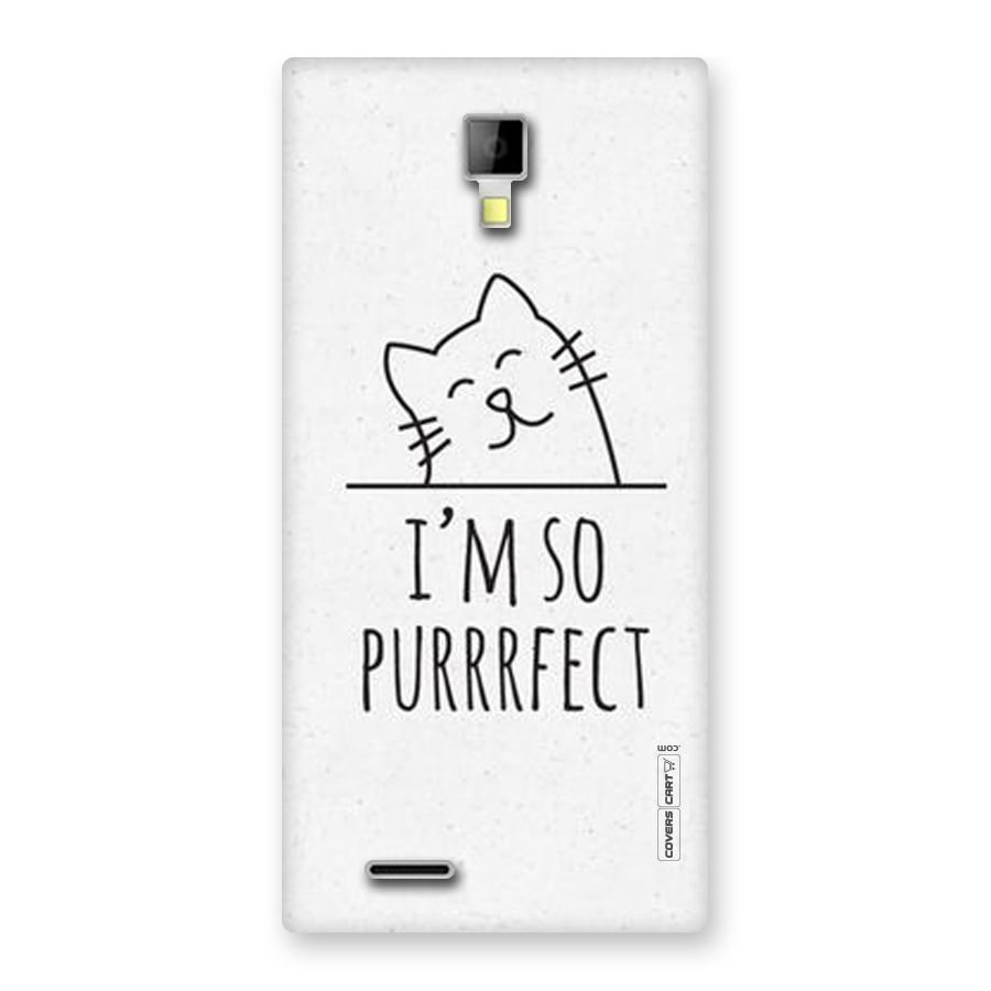 So Purrfect Back Case for Micromax Canvas Xpress A99