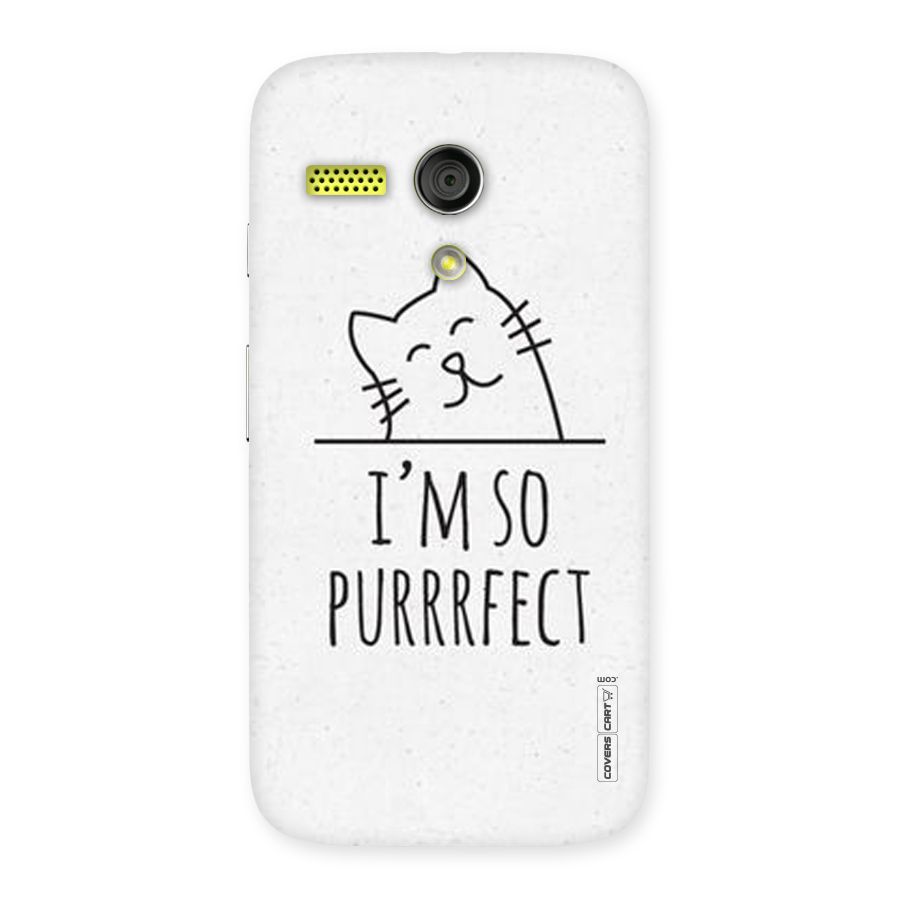So Purrfect Back Case for Moto G