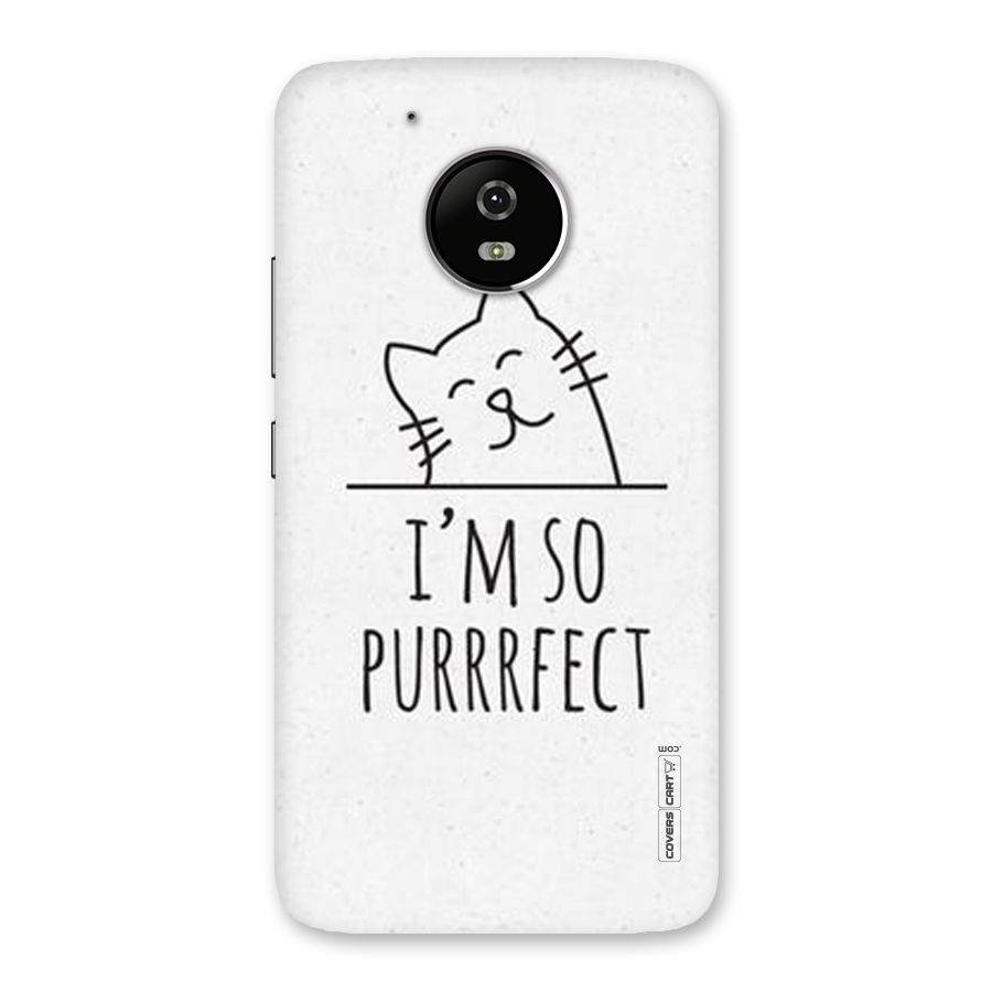 So Purrfect Back Case for Moto G5