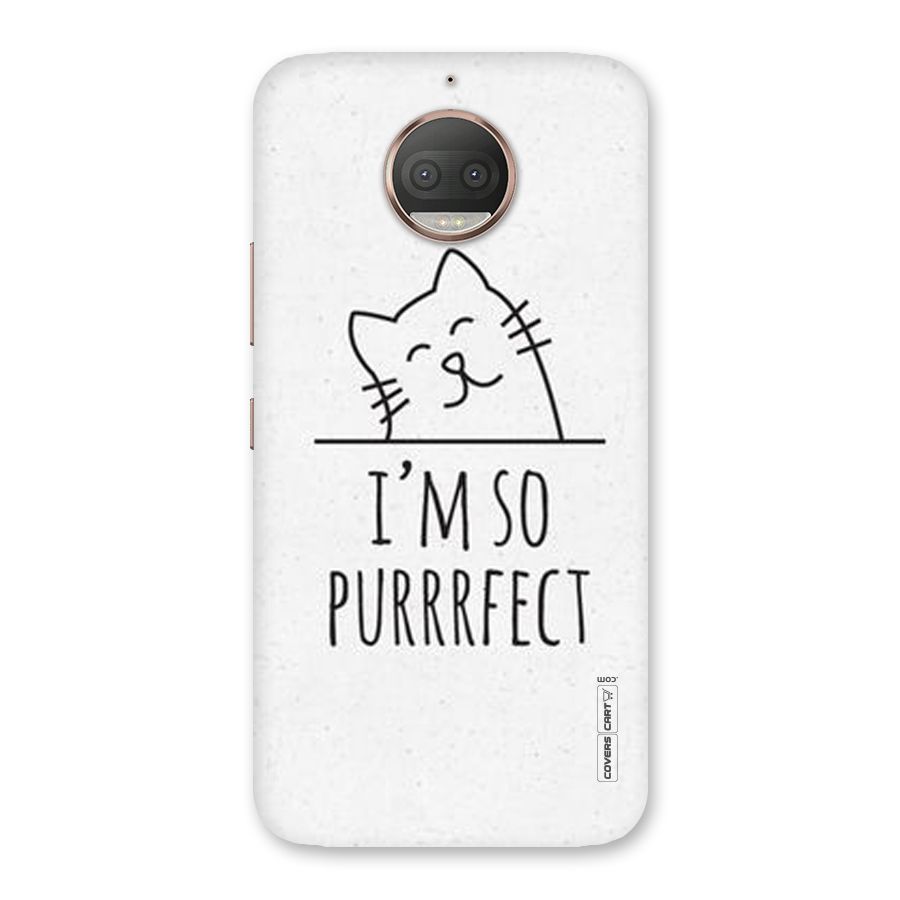 So Purrfect Back Case for Moto G5s Plus