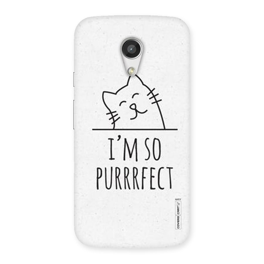So Purrfect Back Case for Moto G 2nd Gen