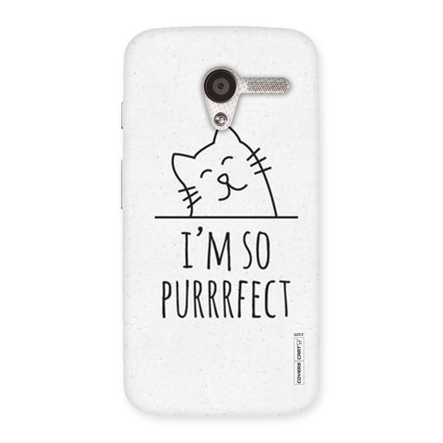So Purrfect Back Case for Moto X
