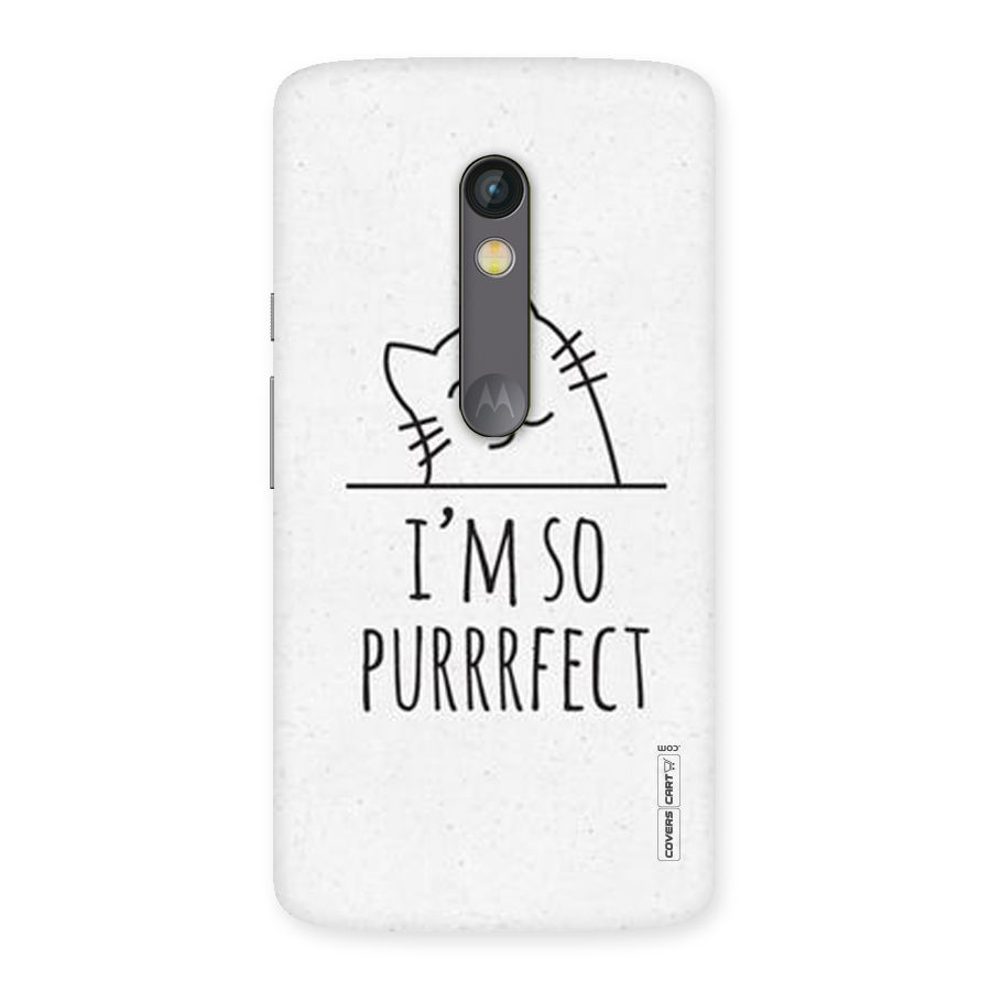 So Purrfect Back Case for Moto X Play