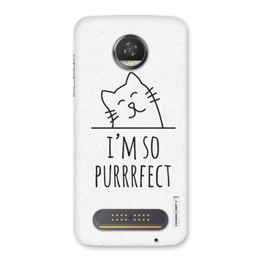 So Purrfect Back Case for Moto Z2 Play