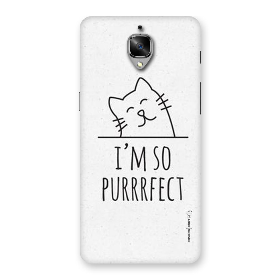 So Purrfect Back Case for OnePlus 3T