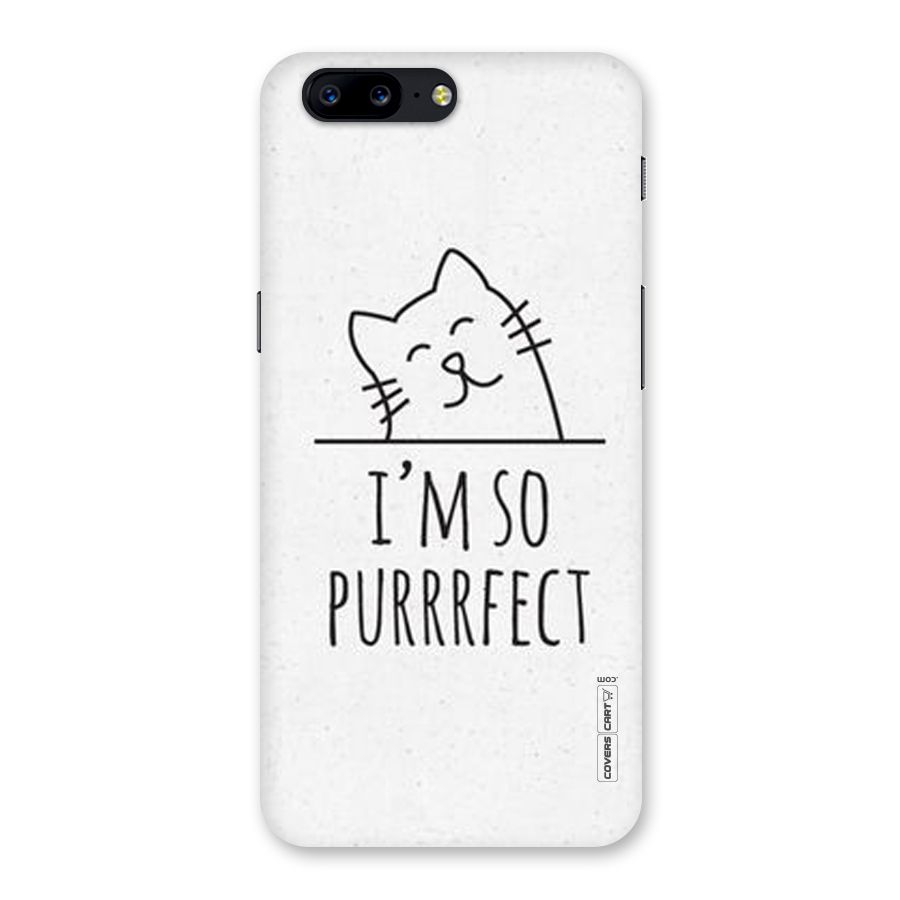 So Purrfect Back Case for OnePlus 5
