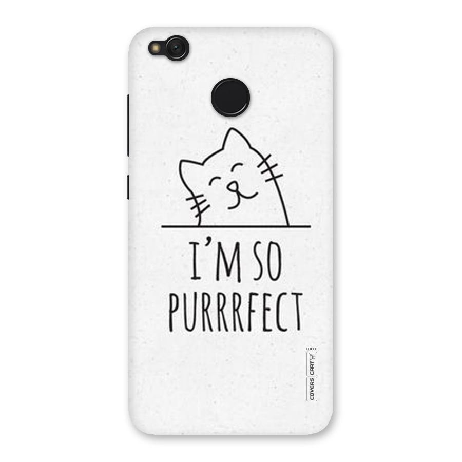 So Purrfect Back Case for Redmi 4