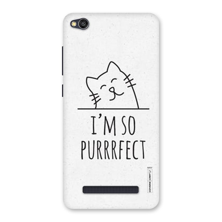 So Purrfect Back Case for Redmi 4A