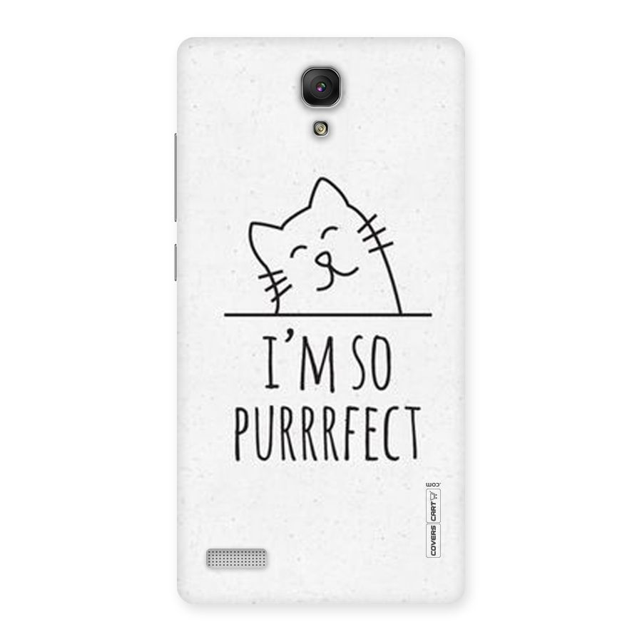 So Purrfect Back Case for Redmi Note