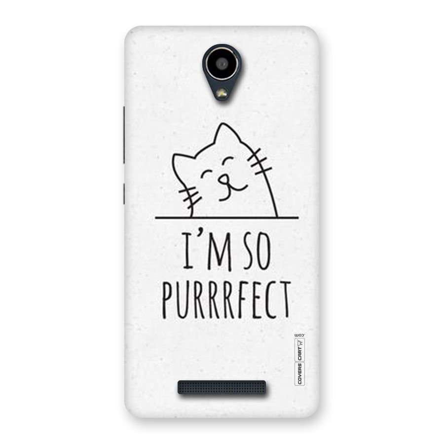 So Purrfect Back Case for Redmi Note 2