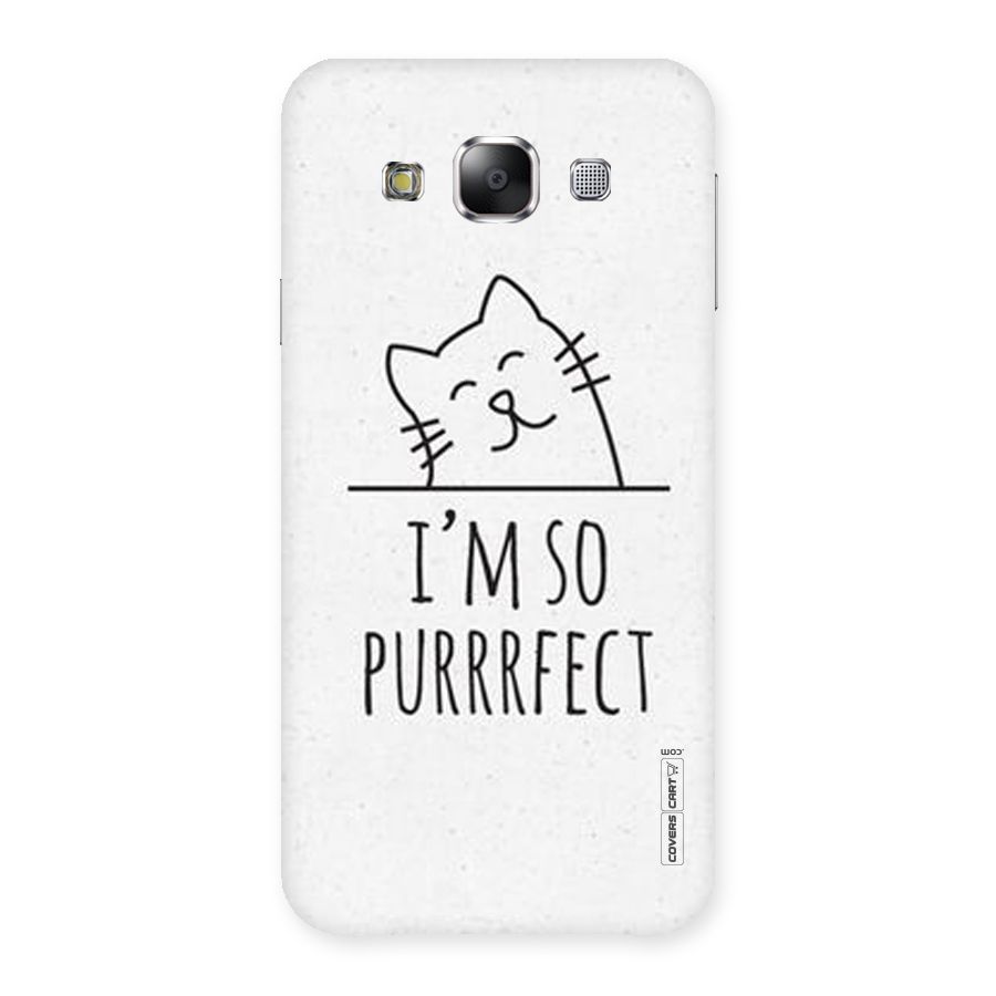 So Purrfect Back Case for Samsung Galaxy E5