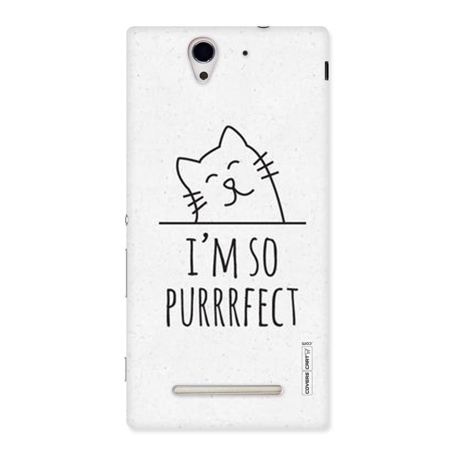 So Purrfect Back Case for Sony Xperia C3