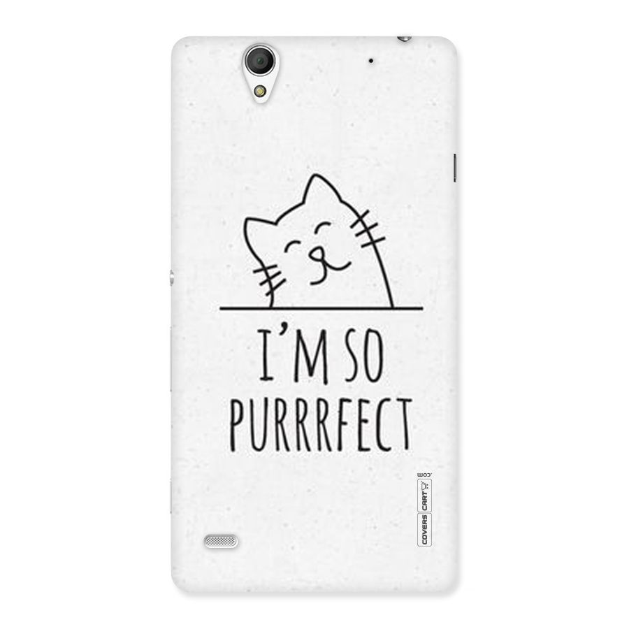 So Purrfect Back Case for Sony Xperia C4
