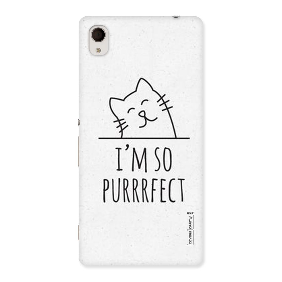 So Purrfect Back Case for Sony Xperia M4