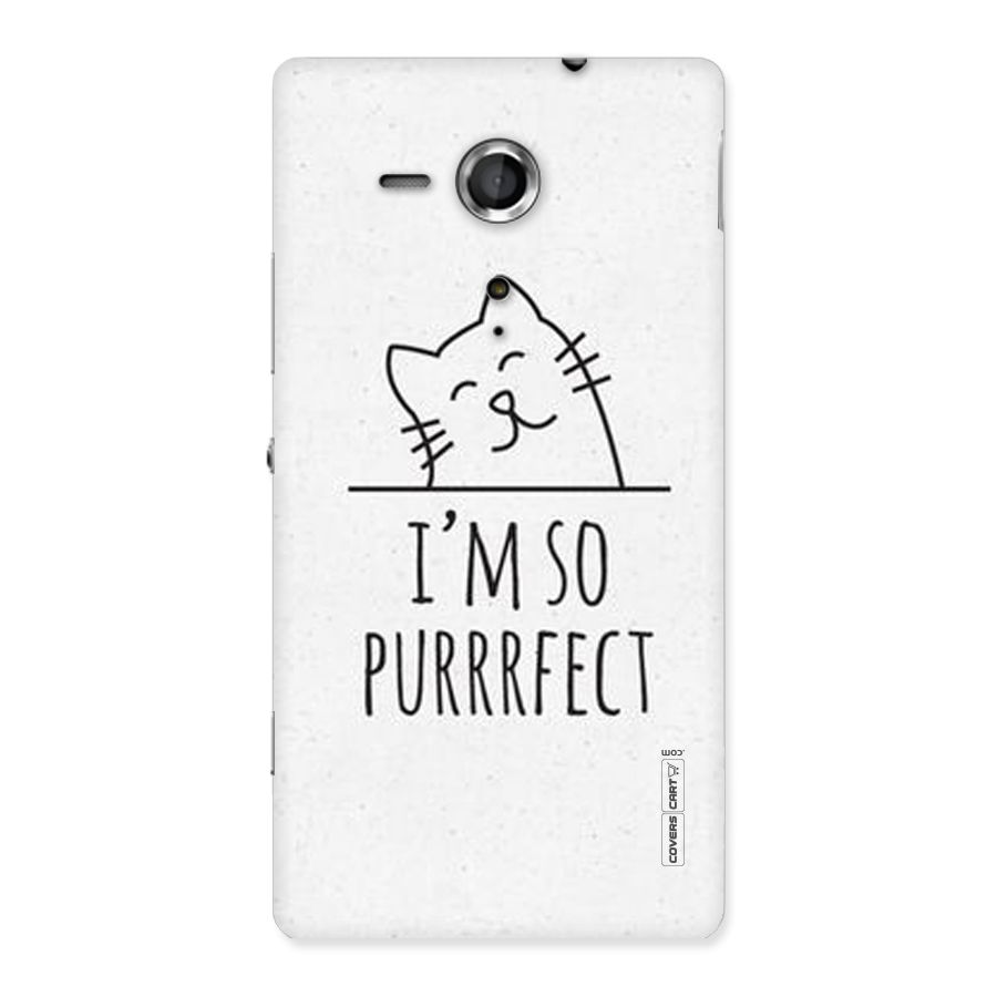 So Purrfect Back Case for Sony Xperia SP