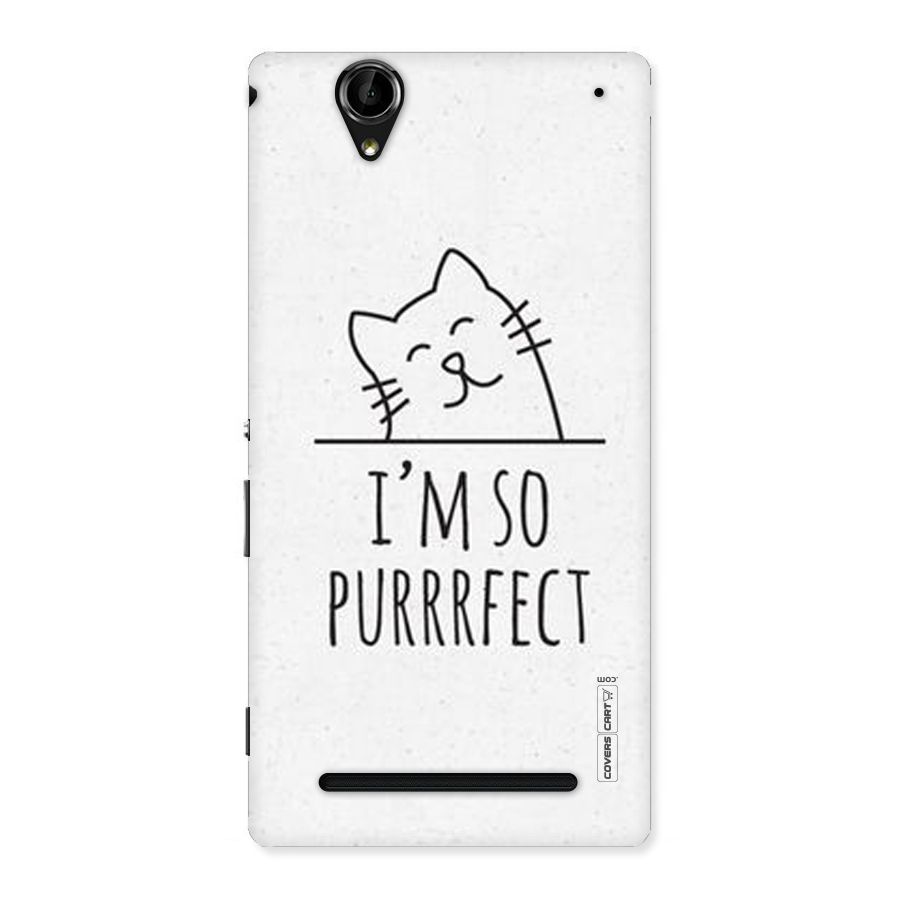 So Purrfect Back Case for Sony Xperia T2